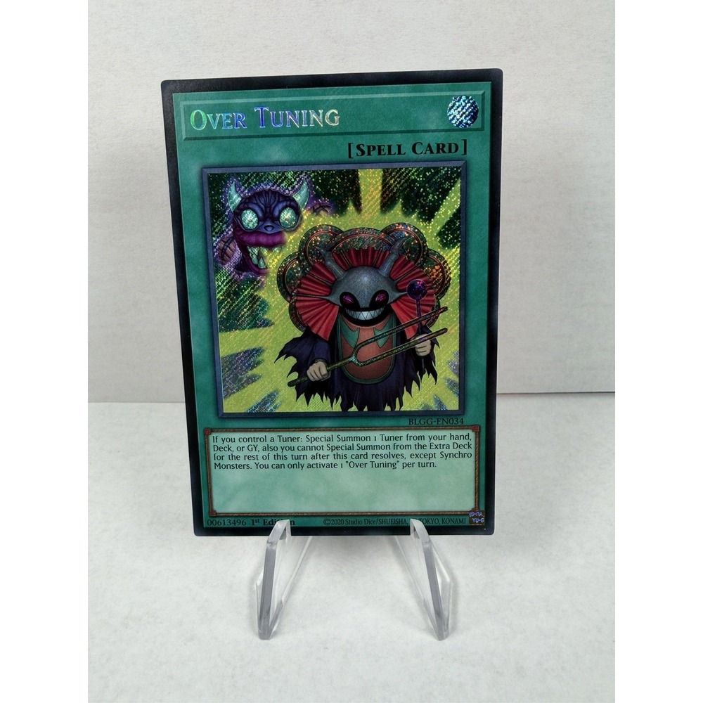 Yugioh - Over Tuning Secret Rare BLGG-EN034, Near Mint, 1st Edition